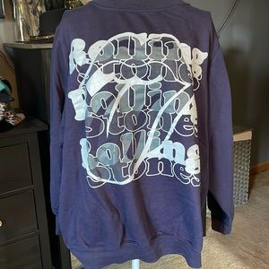 Rolling Stones blue sweatshirt